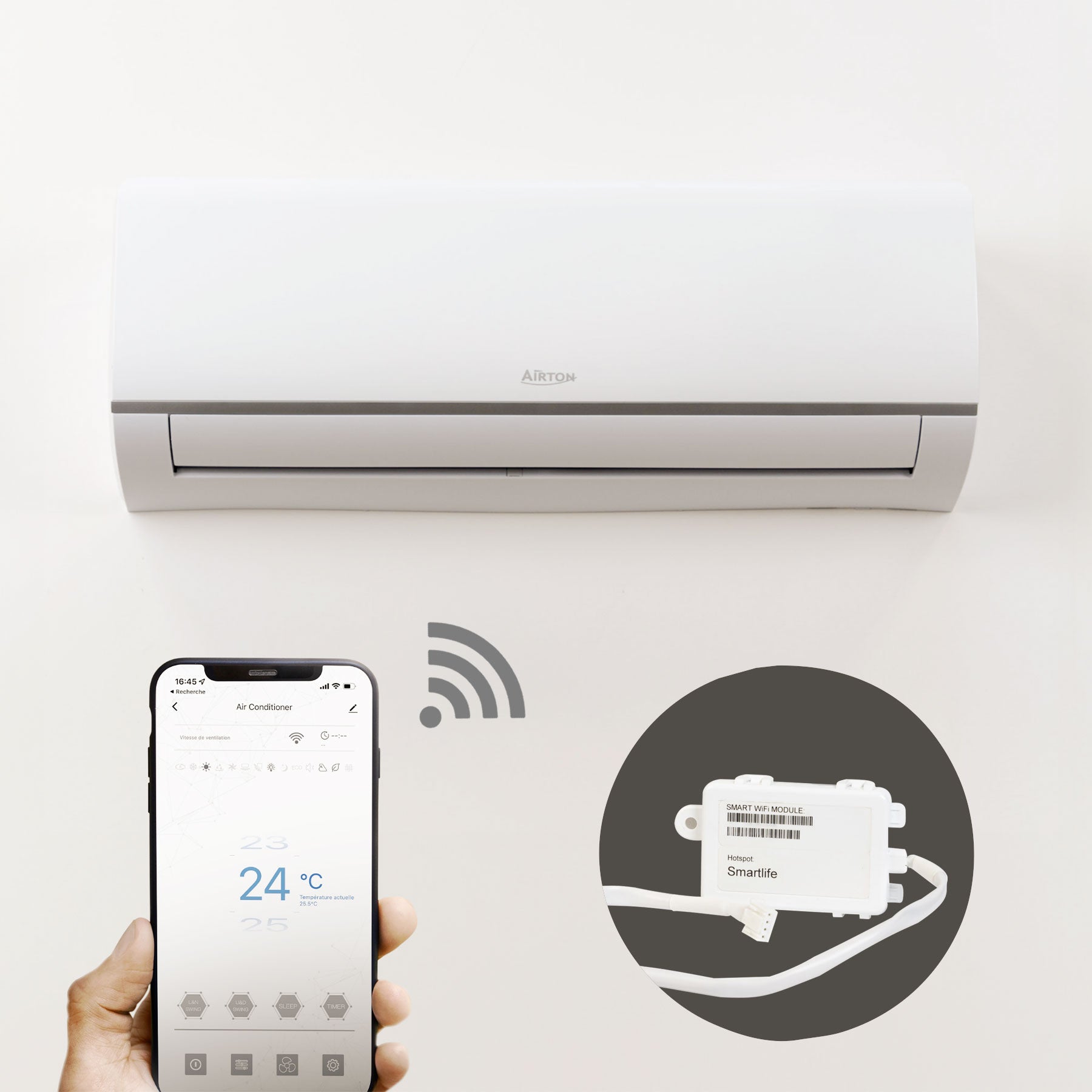 Wi-Fi Module Kit for Airton Wall Mounted Split Air Conditioners – Wi-Fi Ready