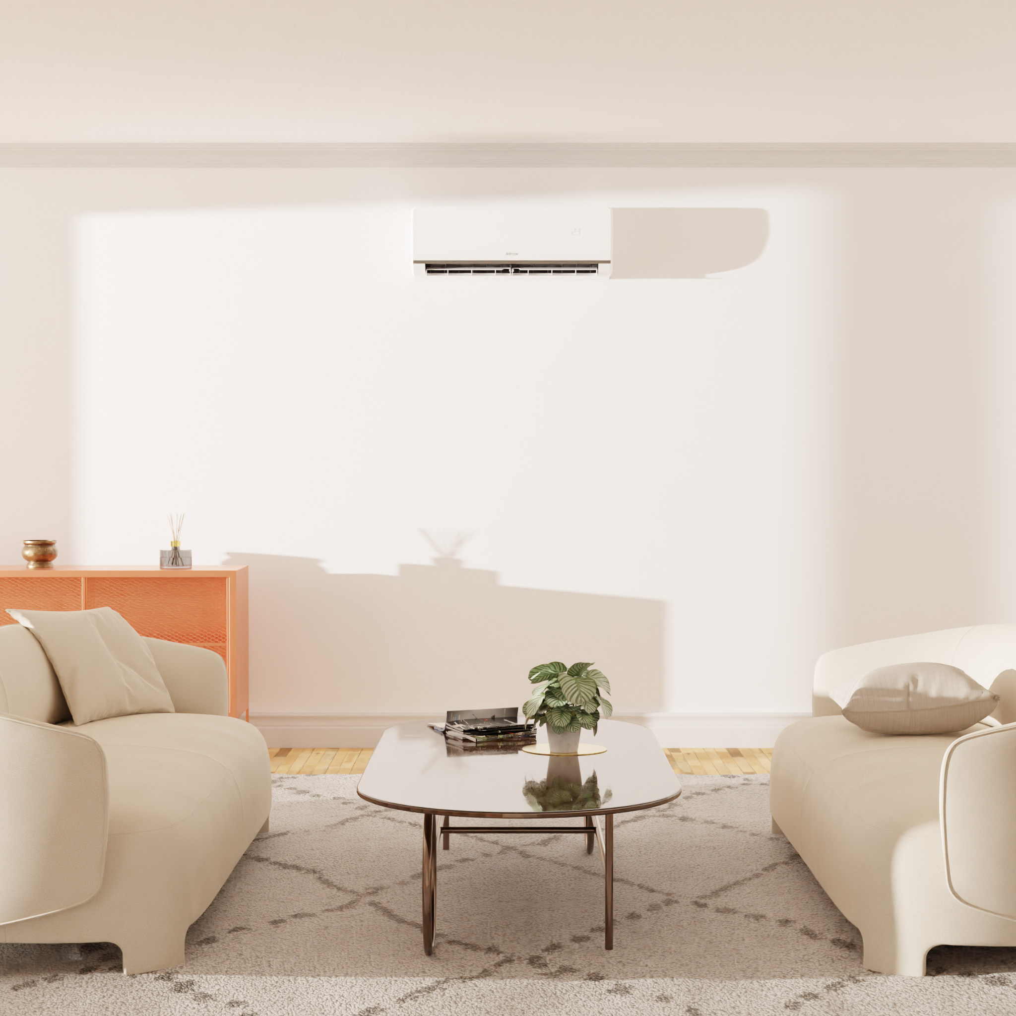 Trisplit reversible air conditioner (x3) - Air to Air heat pump (PAC)