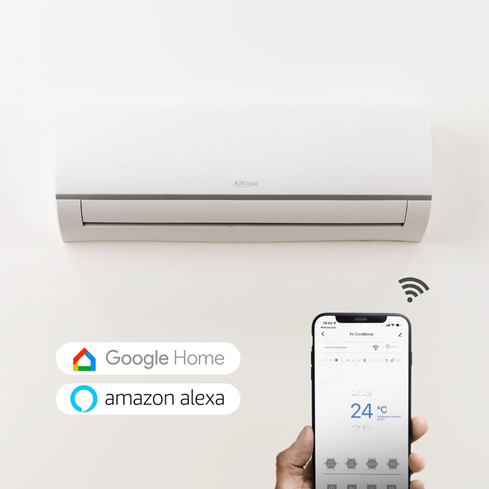 Bisplit reversible air conditioner (x2) - Air to Air heat pump (PAC)